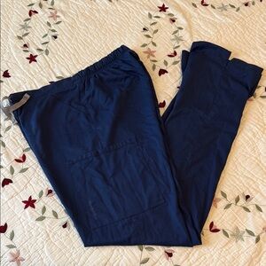 WonderWink Navy Straight Leg Pants